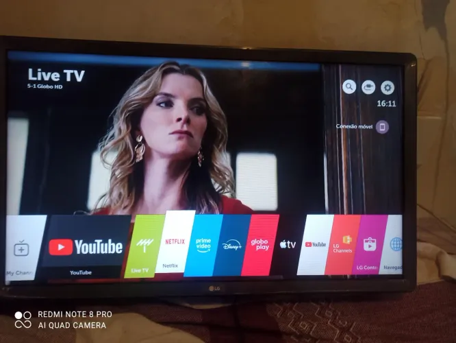 Smart tv 32 LG web os blotuf pareamento celular completa sem pezinho 