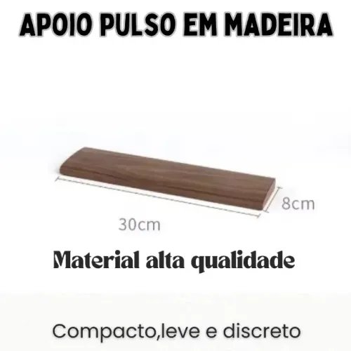 Apoio de Pulso em Madeira item  novo enviamos via olx pay