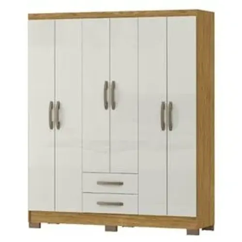 Guarda Roupa 6 Portas 2 Gavetas - (Oferta)!
