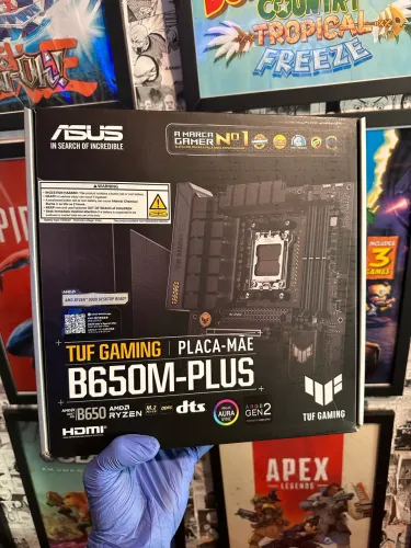 Placa Mãe Asus Tuf Gaming B650m-plus, Am5, Microatx, DDR5