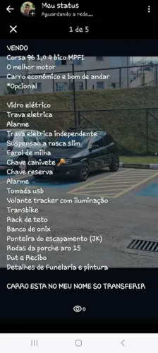 Chevrolet Corsa Wind 1.0 MPFI / EFI 2P 1996