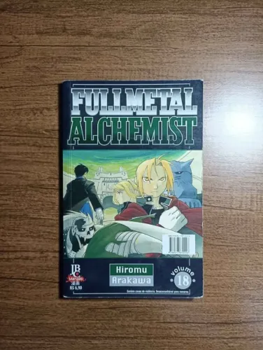 Mangás Fullmetal Alchemist volumes 18, 21, 26 e 30 (1ª edição, meio tanko)