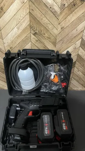 Lavadora de Alta Pressão Portátil sem Fio | 2 Baterias + Maleta Completa