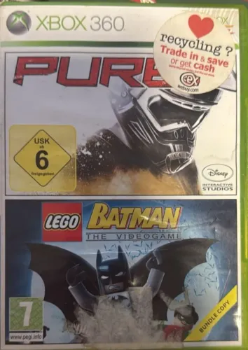 Jogo para XBOX 360 Pure + lego batman the videogame the videogame bundle copy 