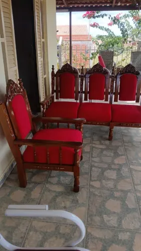 Conjunto de sala colonial 