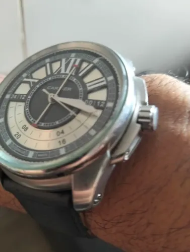 Relógio Cartier movimento a corda 