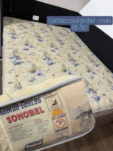 Colchão casal ortobom de molas 