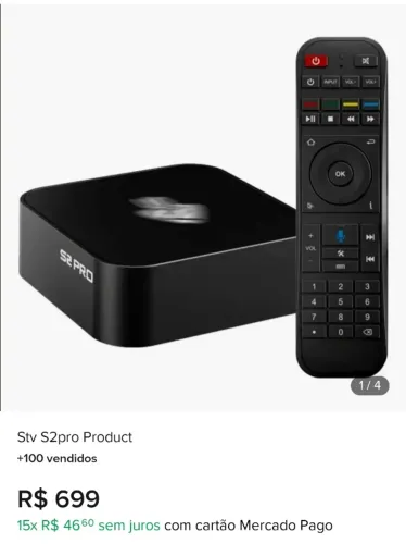 ? STV S2 Pro ? 6 MESES DE USO ? 100% FUNCIONANDO!