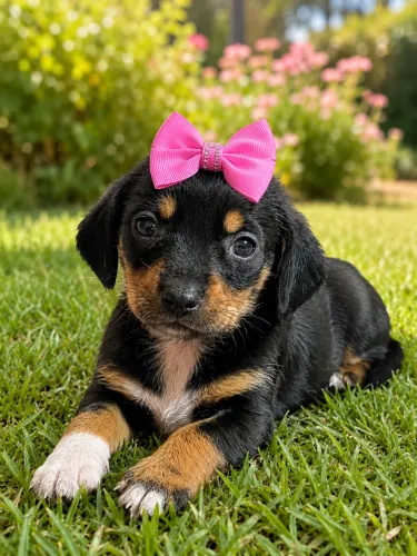 Perfeitinha Daschound fêmea pretinha 