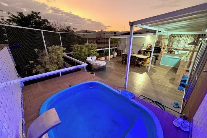 Cobertura Linear 4 suítes - 207 m² - Recreio -Gleba B