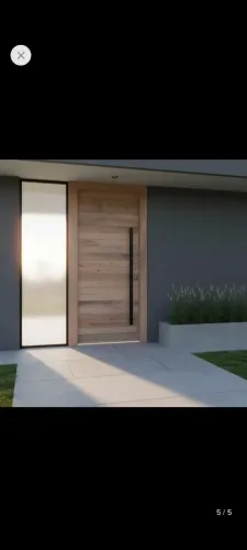 Porta pivotante 210cm por100cm pronta entrega completa e instalada