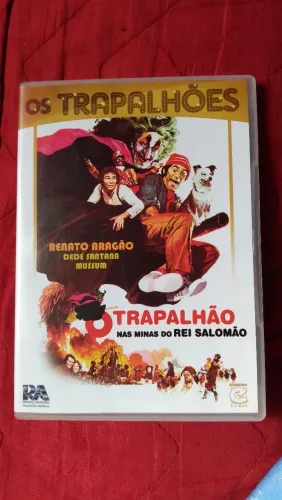 DVD original os trapalhões/as minas do rei Salomão.