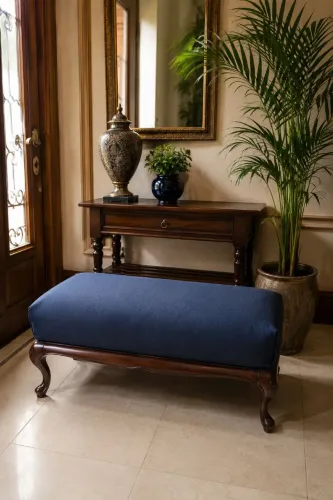RECAMIER / BANQUETA ESTOFADA CLÁSSICA