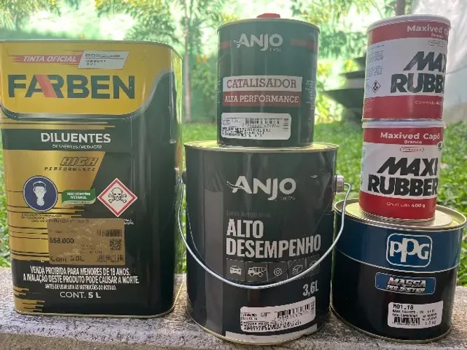 Material pintura automotiva
