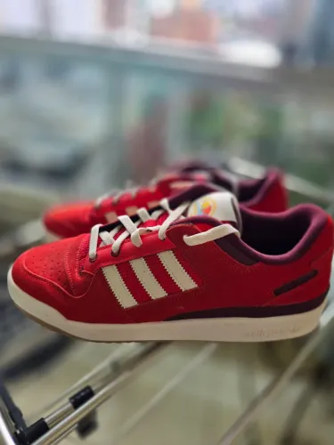 Tênis Adidas Originals Nº 43 Forum Low vermelho