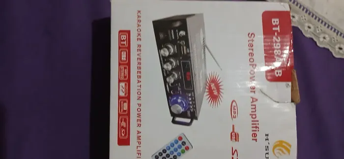 Amplificador com Bluetooth,  muito boa qualidade 