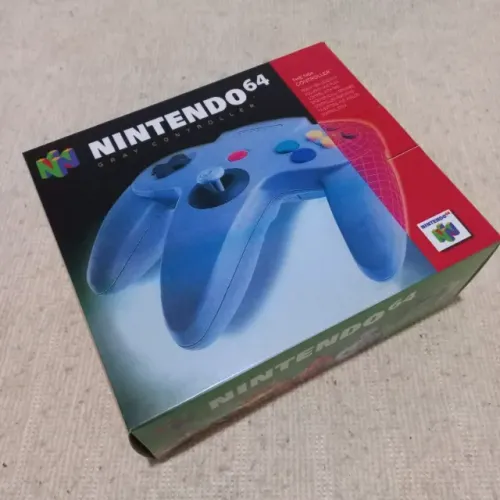 Caixa Joystick Nintendo 64 (Box) c/ detalhe (ver descrição e foto)