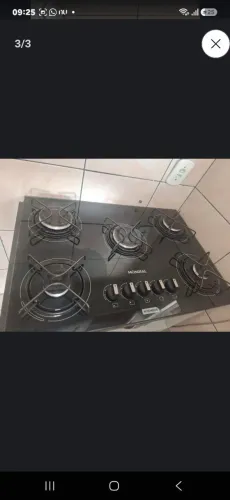 Fogão cooktop mundial com defeito 