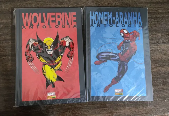 KIT WOLVERINE + HOMEM-ARANHA ANTOLOGIA PANINI