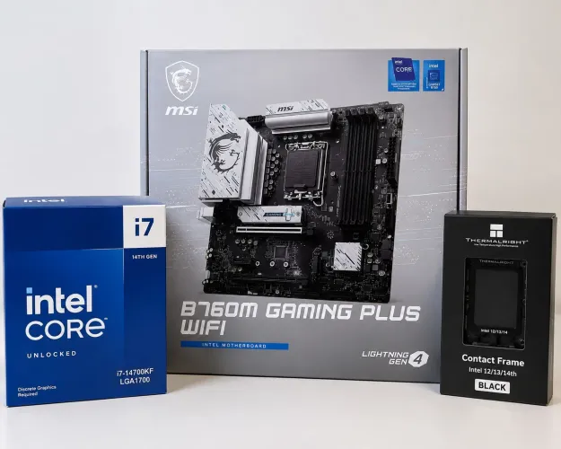 I7 14700KF + B760M MSI GAMING