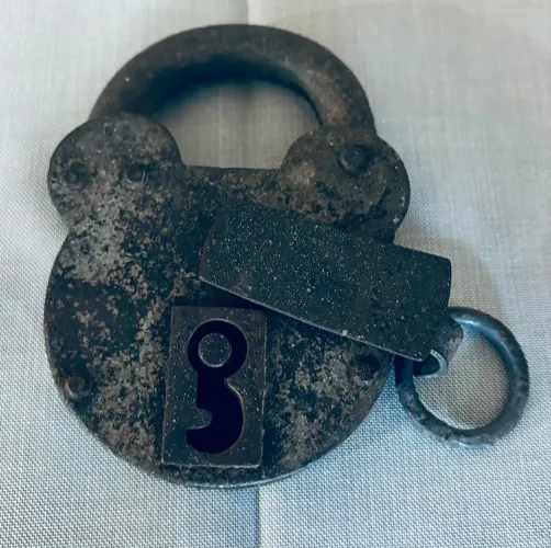 Cadeado Antigo Safeleba Colecionismo Ferro Década 1920/40
