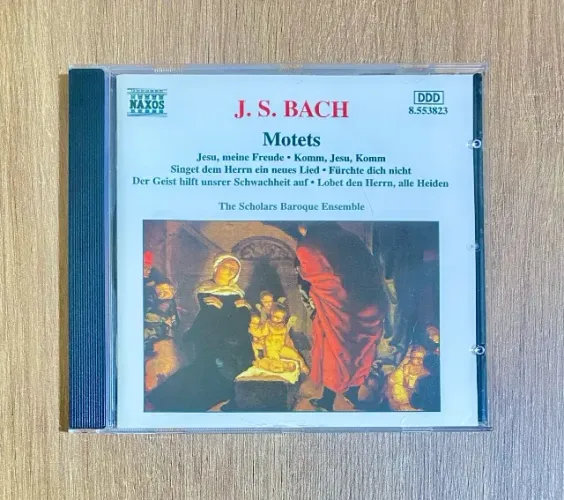 CD J. S. Bach: Motets (BWV 225 a BWV 230) The Scholars Baroque Ensemble - Made in Germany