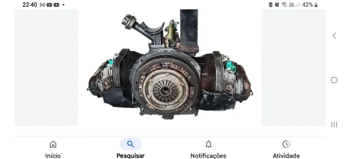 Motor 1.600 de fusca kombi brasilia