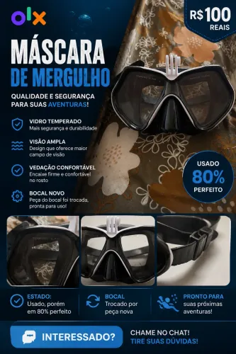 MÁSCARA DE MERGULHO PRF/80%