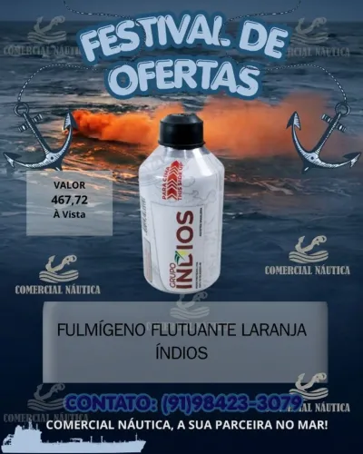 FULMÍGENO FLUTUANTE LARANJA