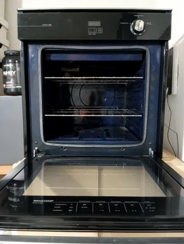 Forno a gás com gril elétrica, embutir.