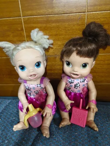 Dupla baby Alive hora de comer