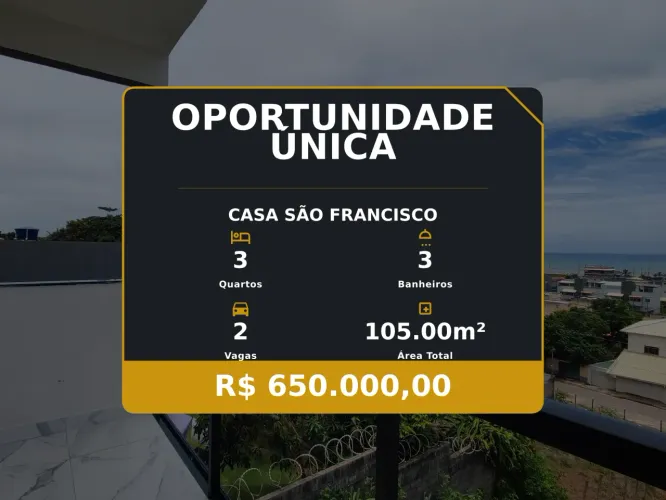Viva em São Francisco: Casa com Vista para o Mar e Conforto Total!