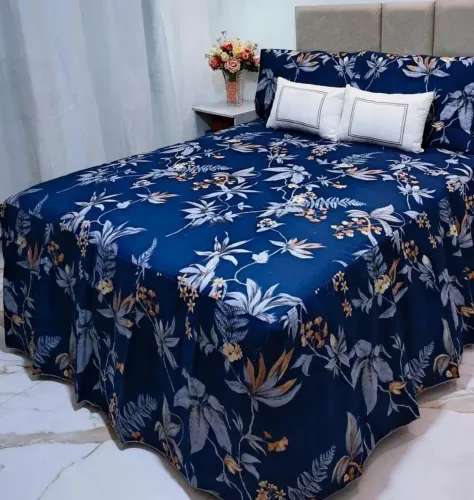 Cama casal box de babado