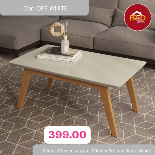 Mesa de centro prism, entrega e monta, super promoção