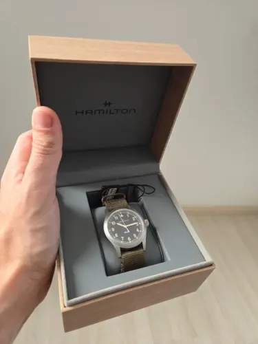 Relógio Hamilton Khaki Field Verde H69401930