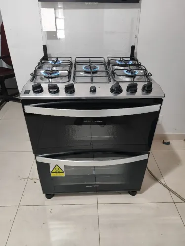 Fogão Brastemp 5 bocas 2 fornos (eléctrico e a gás)