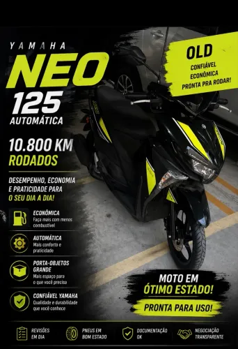 Yamaha Neo 125 Automática - 10.800 km