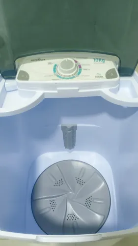 Tanquinho Britânia 10 kg - Lavadora Semiautomática Branca