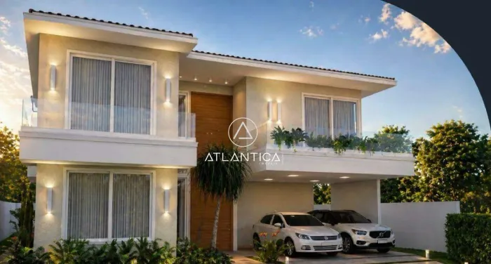 Atlântica Imóveis tem excelente casa à venda, 198 m² por R$ 2.200.000,00 - Alphaville II -