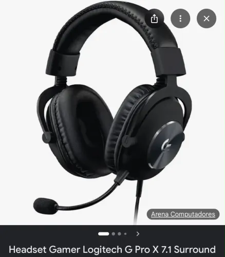 Fone de ouvido longitech