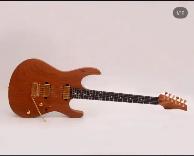 Guitarra R. Almino Modern Natural Mogno - Luthier | Alto Padrão
