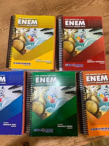 LIVROS EXTENSIVOS CHROMOS ENEM 2026