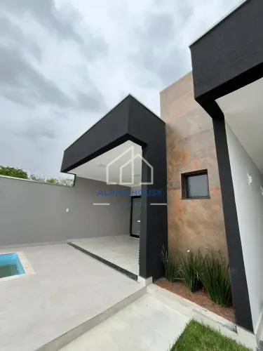 Linda Casa recém-construída com 3 dormitórios (sendo 01 suíte) e piscina para Venda no bai