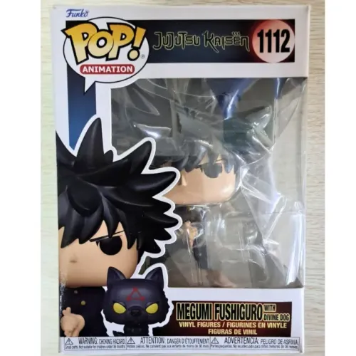 Funko Pop Megumi Fushiguro com Cão Divino #1112 Jujutsu Kaisen