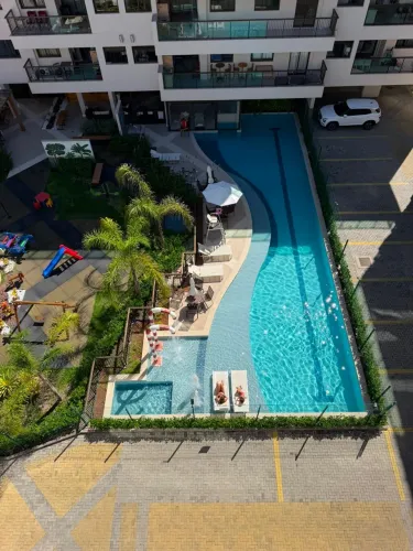 Apartamento estrutura resort
