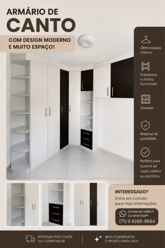 Closet tipo guarda roupa 