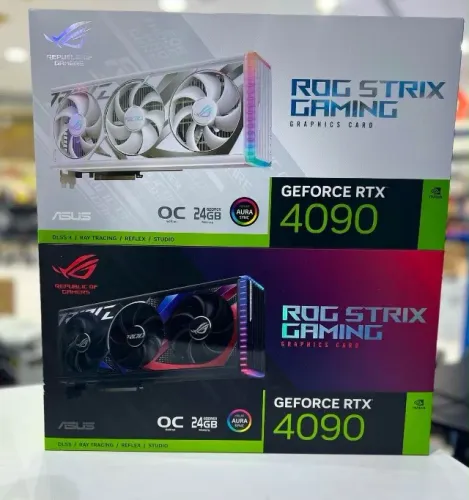 Placa de vídeo GeForce Rtx 4090 Strix lacrada com nota
