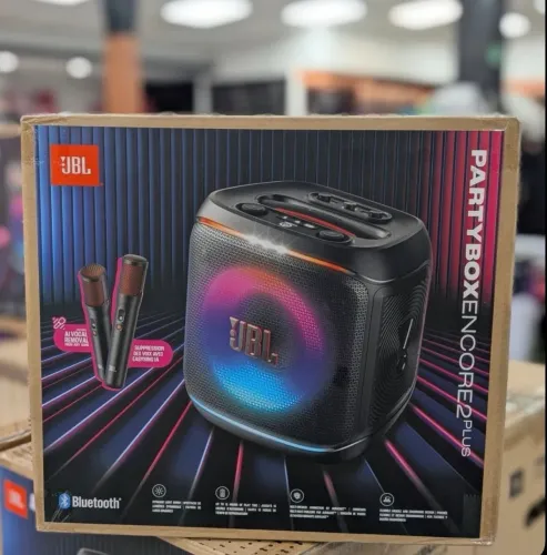 Jbl Party Box Encore 2 com microphone Lacrado com 1 ano de garantia loja física BH