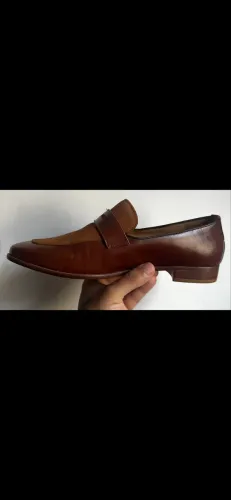 Mocassim de Couro de Carneiro Blues & Bossa - Novo, com caixa (n° 39) unissex