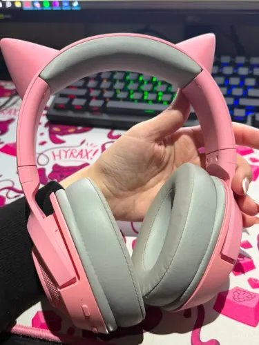 Razer Kraken BT (conexão bluetooth) Kitty Rosa - Estado de NOVO